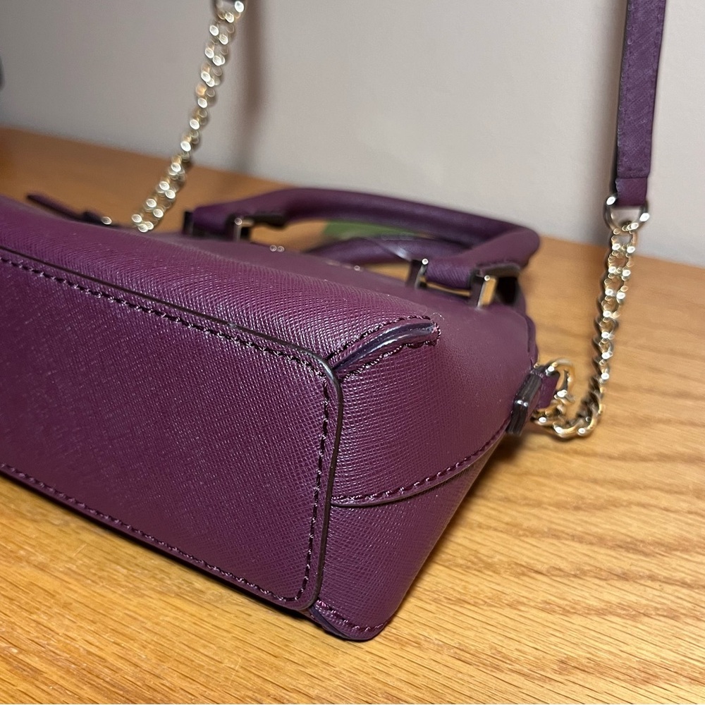 🎉 HP 🎉 NWT Kate Spade Cedar Street Mini Maise Mulledwine Crossbody - Picture 8 of 13